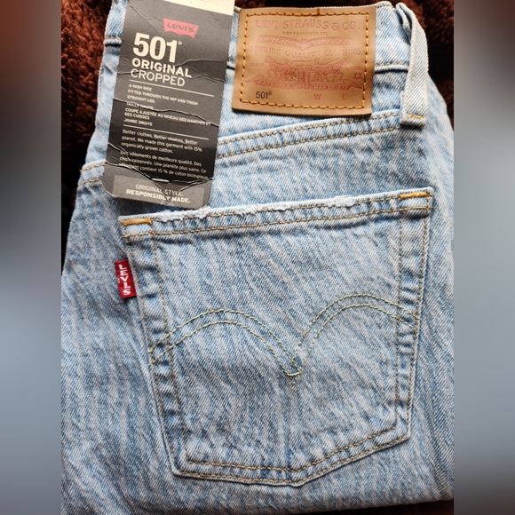 Levi's Denim - Levi's Women's 501 Original Cropped Jeans - Denim Blue